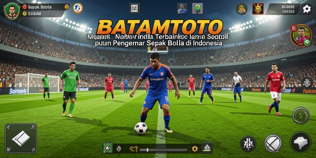 Tampilan gameplay seru di <strong>BATAMTOTO</strong>, menampilkan aksi sepak bola yang mendebarkan.