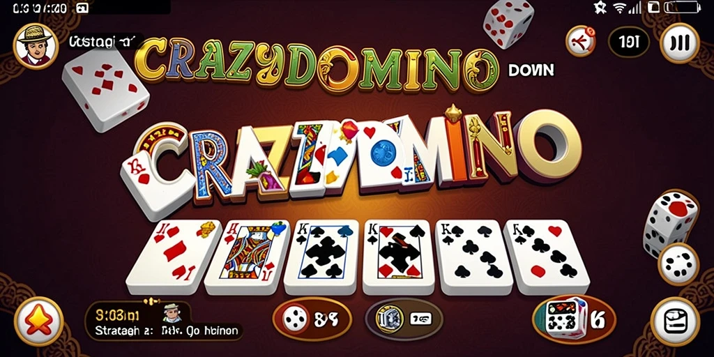 Tampilan seru gameplay <strong>CRAZYDOMINO</strong> dengan aksi strategis.
