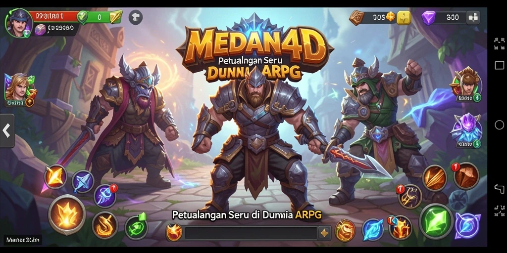 Tangkapan layar permainan MEDAN4D menampilkan aksi pertempuran yang mendebarkan.