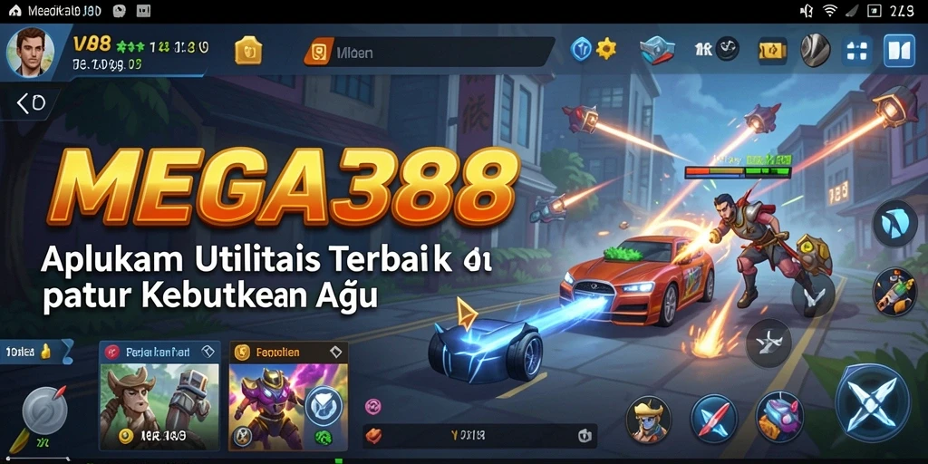 Tampilan antarmuka MEGA388 yang intuitif dan mudah digunakan.