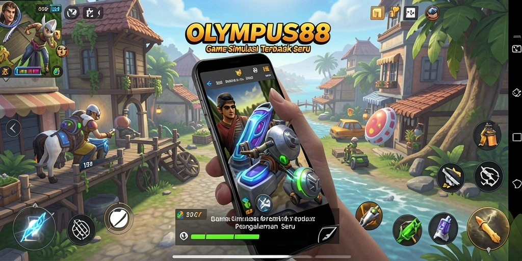 Screenshot gameplay OLYMPUS88 menampilkan suasana simulasi yang mendalam.