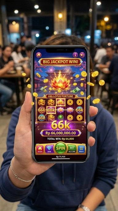 Tampilan antarmuka aplikasi 66k yang sederhana dan intuitif.